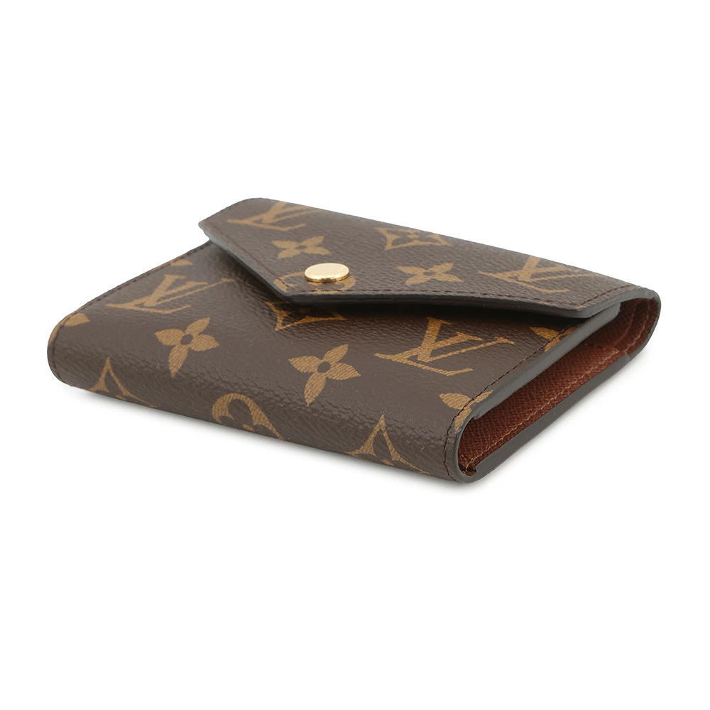 Louis Vuitton fold Wallet Tri Portefeuille Victorine Monogram Brown
